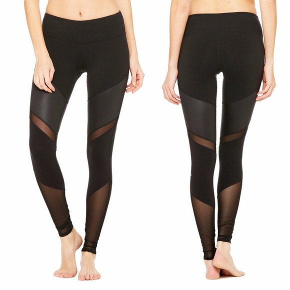 ALO Yoga Pants - Alo Yoga Sheila Legging Black Size Medium